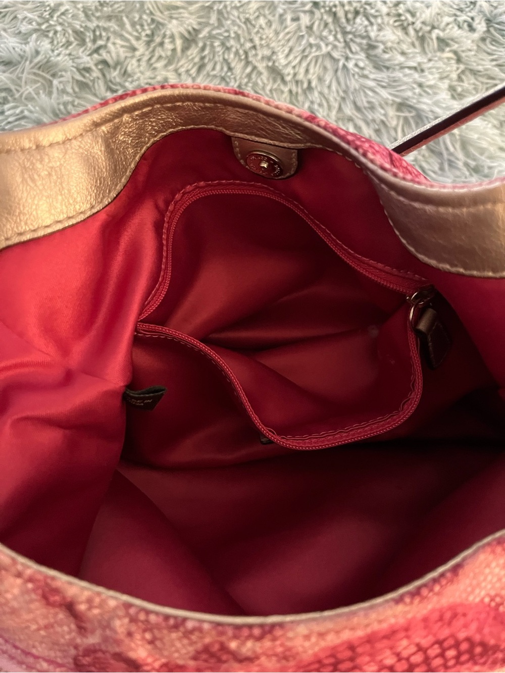 Coach Rare Limited Edition Madison Floral Rose Maggie Hobo/ Shoulder Bag EUC - Picture 13 of 16
